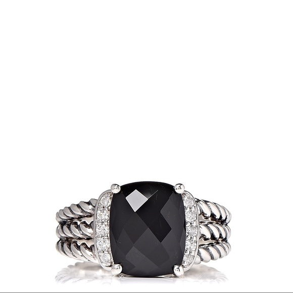 ❤️ SOLD ❤️ David Yurman ring Black Onyx Size 6.5! - Picture 1 of 6